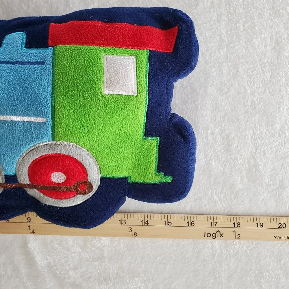 Train Pillow Train Themed Plush Pillow For Kids Room Decor
